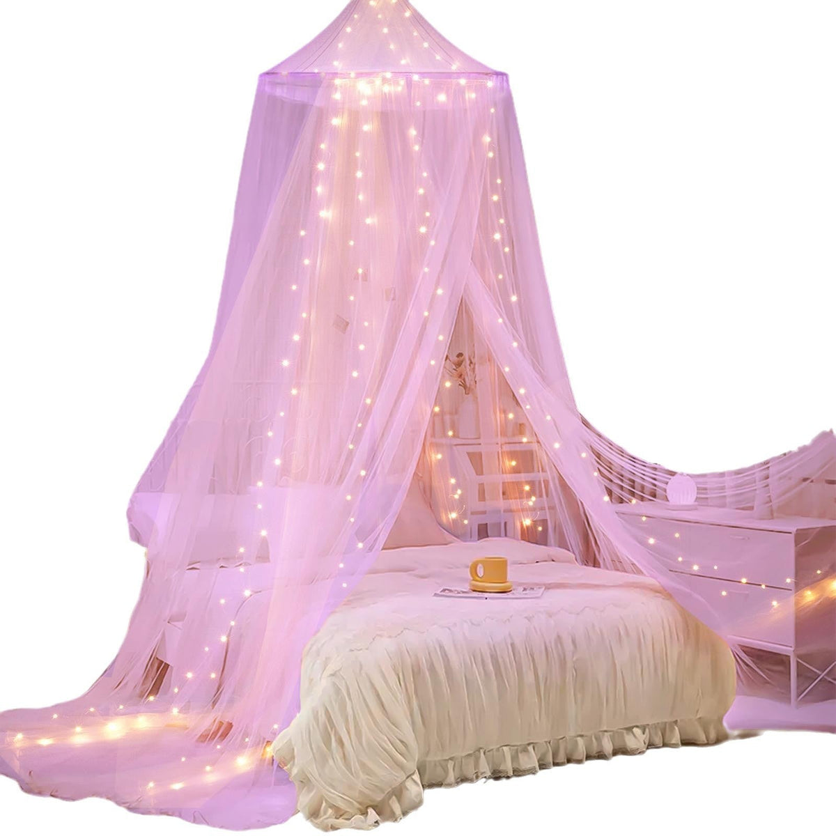 Bedhemel met ledverlichting