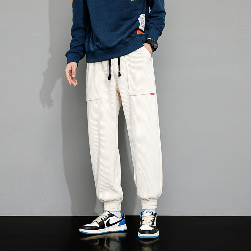 Image of Casper | Heren Jogger Corduroy Broek