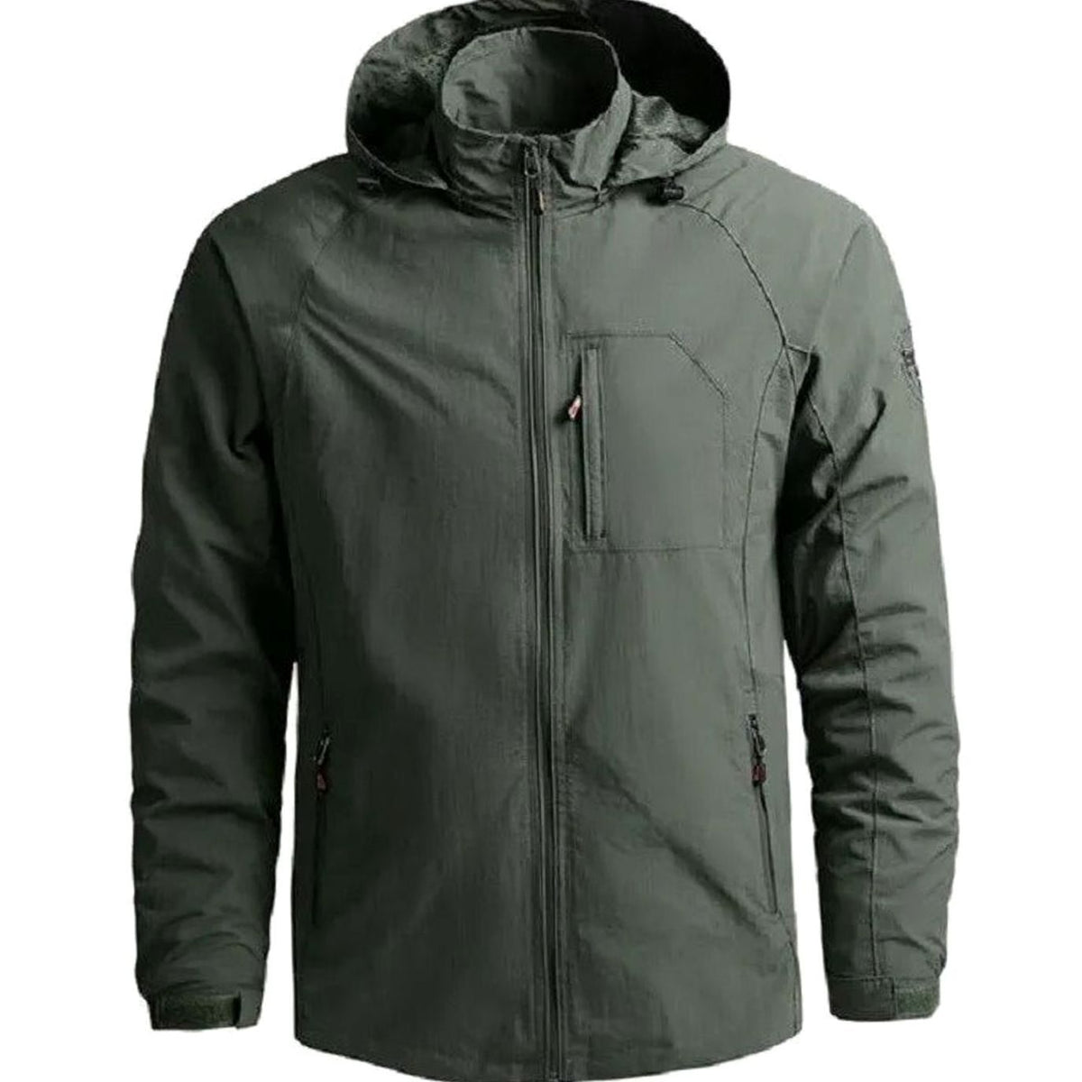 Casual urban streetjack voor heren met ritssluiting