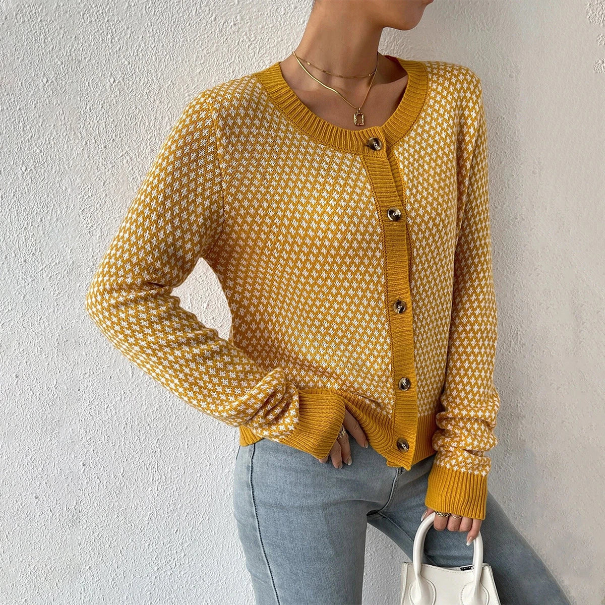 Image of Dames Cardigan met Knopen