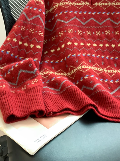 Image of Dames Fair Isle Sweater met Lange Mouwen