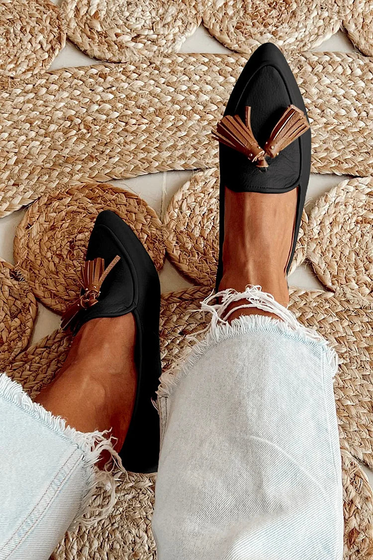 Image of Fien | Dames Kwast Slip-On Loafers