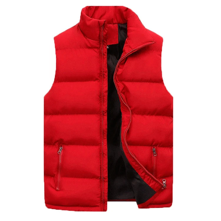 Image of Heren Gewatteerd Vest met Rits
