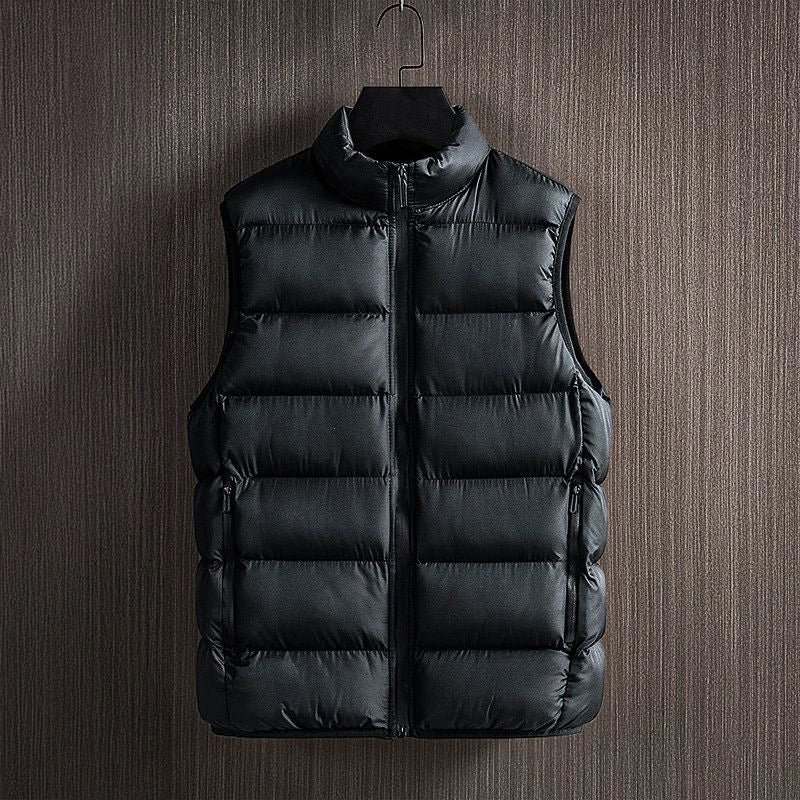 Image of Heren Puffer Mouwloze Jas