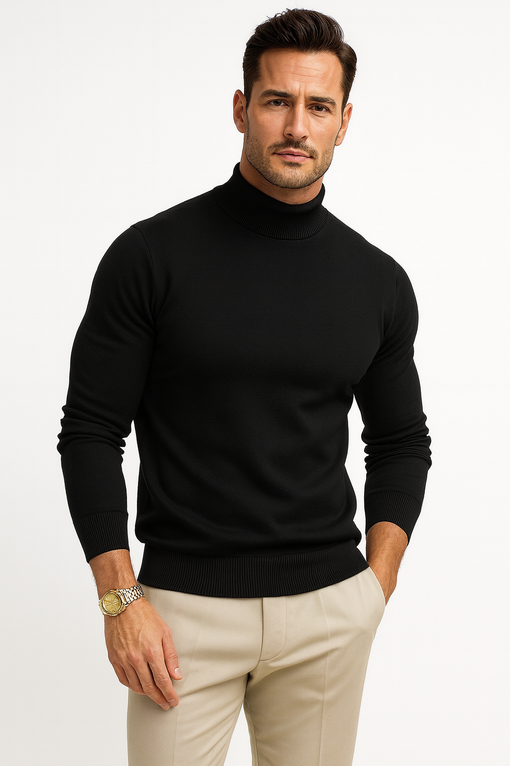 Image of Jaap | Heren Fitted Coltrui Trui