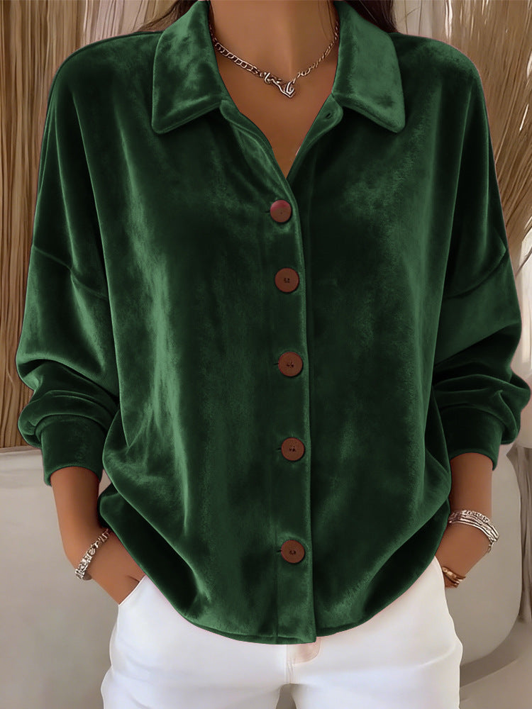 Image of Jannie | Dames Oversized Blouse met Knopen