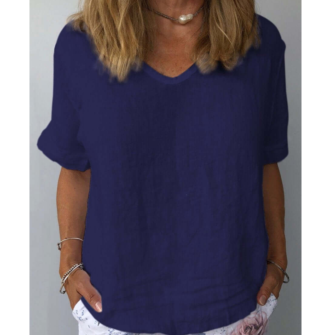 Image of Jennifer | Dames V-hals Casual Top