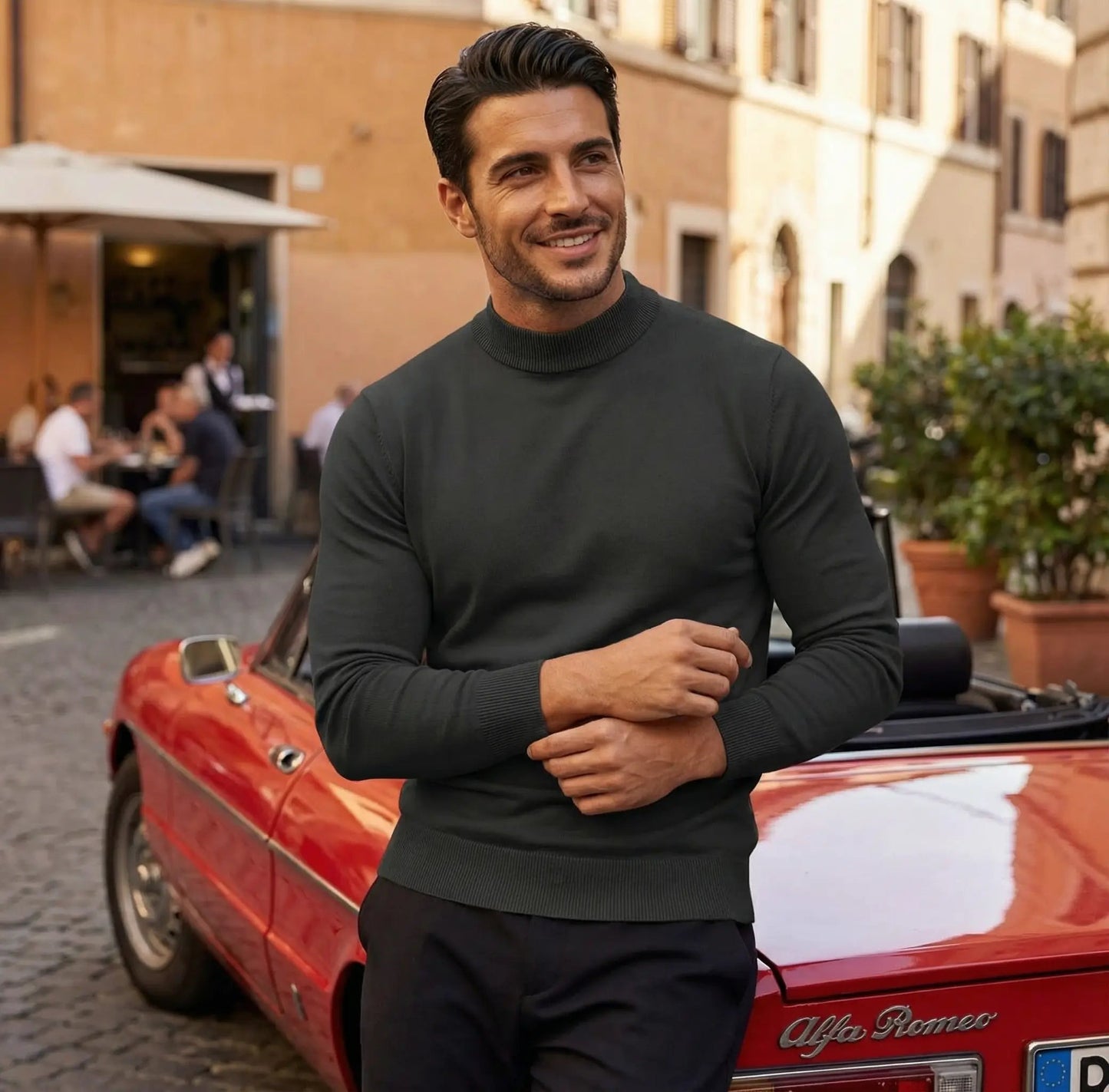 Image of Luuk | Heren Coltrui Pullover Trui