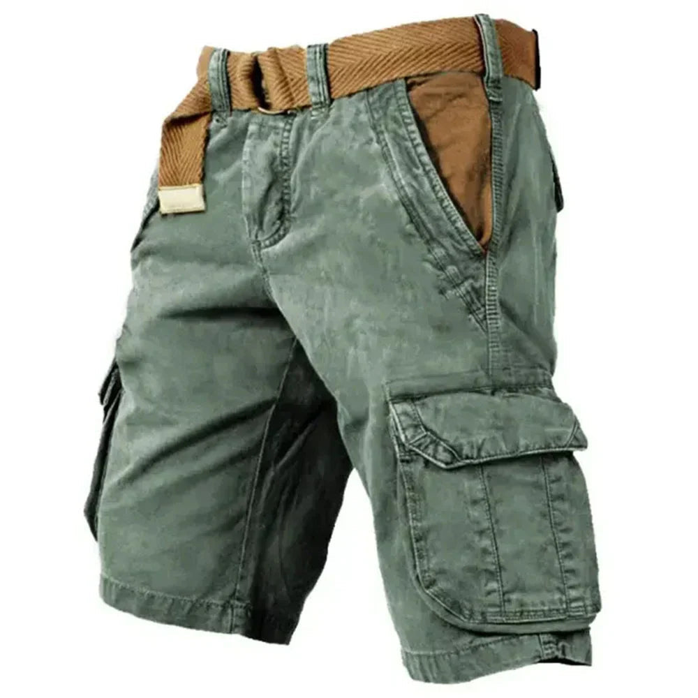 Image of Maurits | Heren Cargo Knie Lengte Shorts