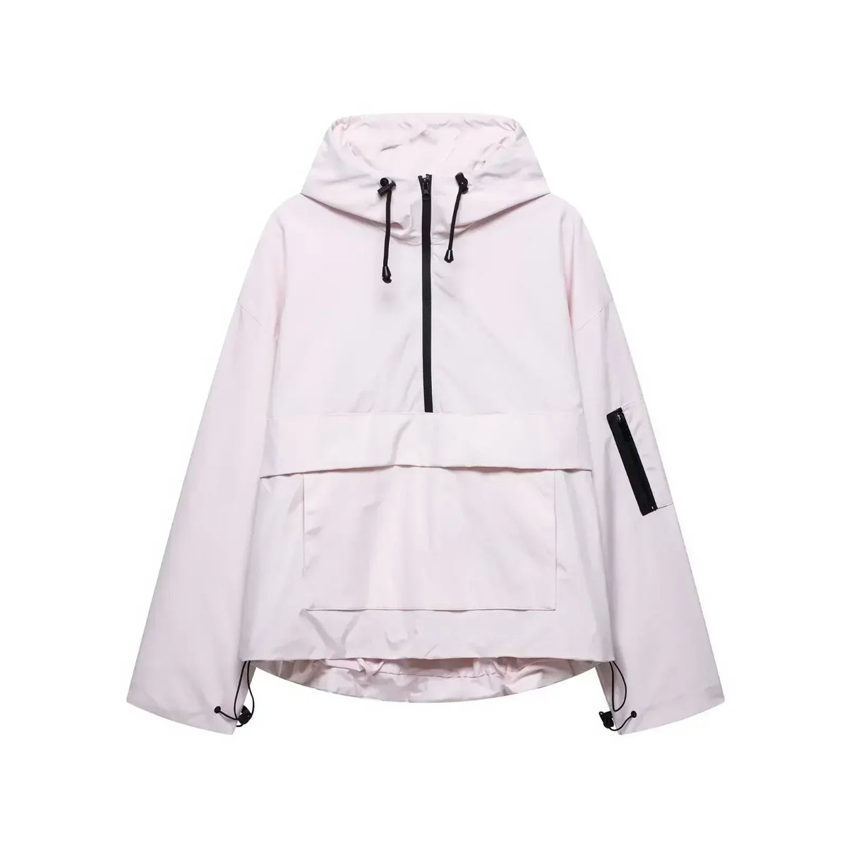 Minimalistische ski-winterjas met capuchon voor dames