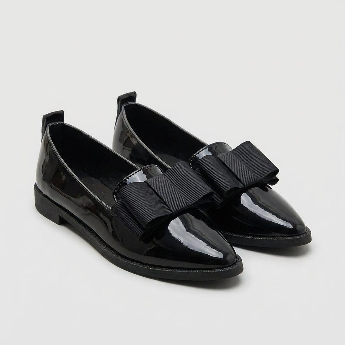 Orthopedische instaploafers voor dames met strikdetail