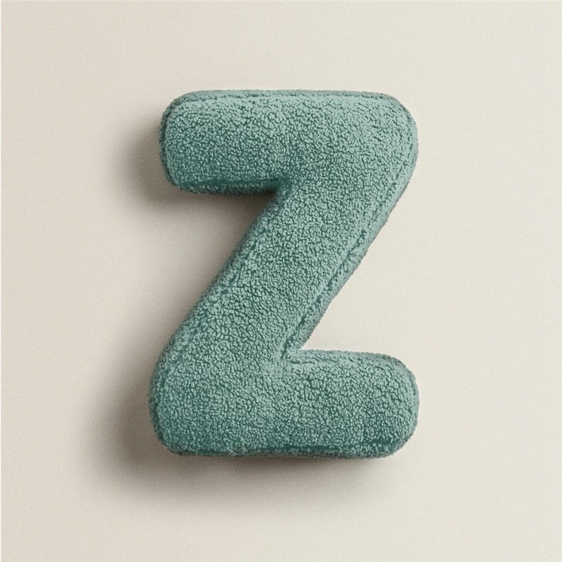 Pluche letterkussen - Zacht letterkussen voor slaapkamer en kinderkamer