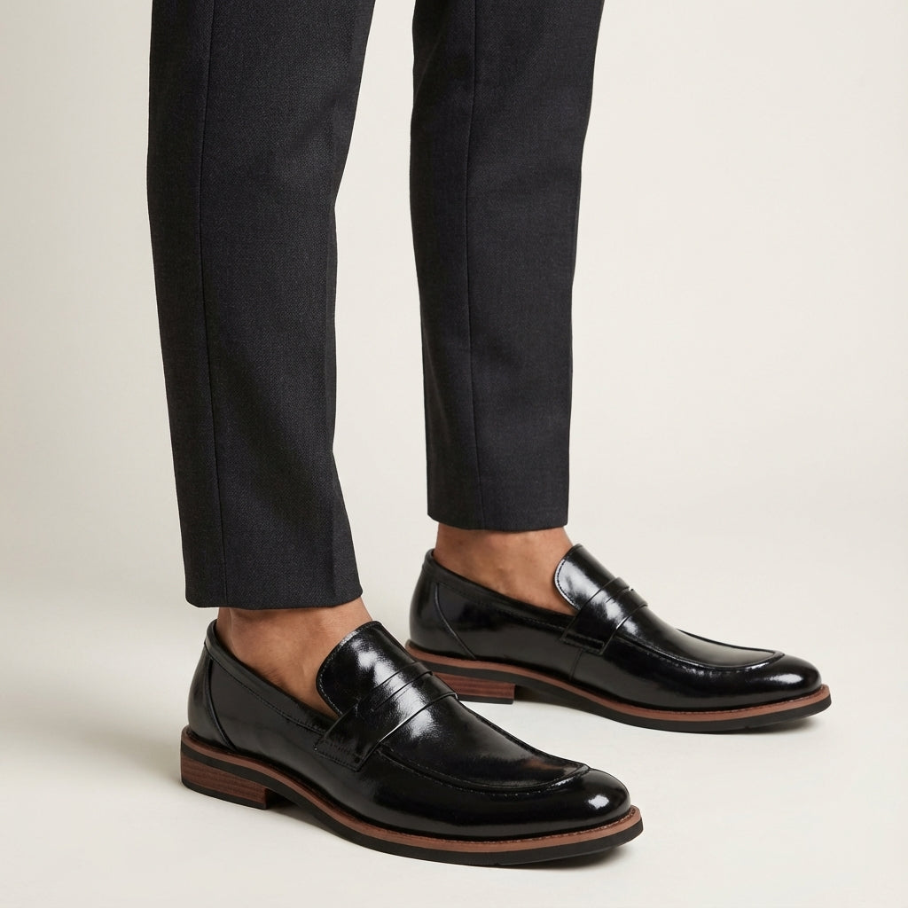 Image of Robbert | Heren Instap Leren Loafers
