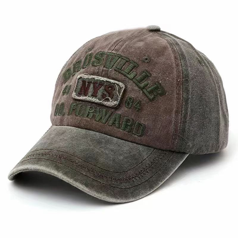 Vintage-geïnspireerde baseballcap met distressed-look voor heren