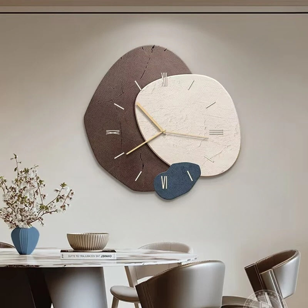 Wandklok - Natuurlijke elegantie met zacht ledlicht