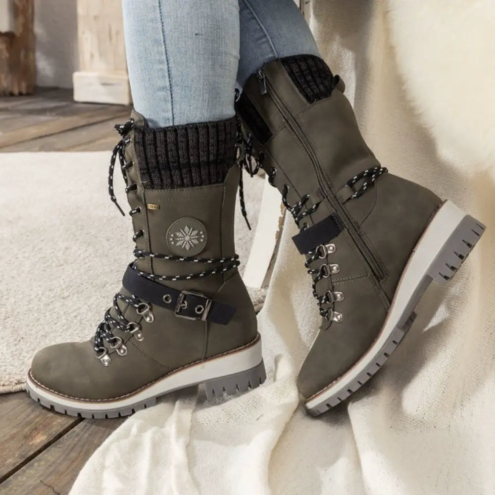 Waterdichte, geïsoleerde snowboots voor dames