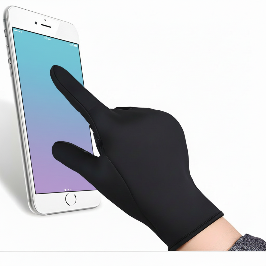 Winterhandschoenen met touchscreenvingers