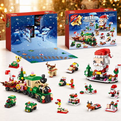 12 Dagen Kerst Adventskalender van Bouwsteentjes, 14 Bouwsels 6-in-1, 8 Stijlen