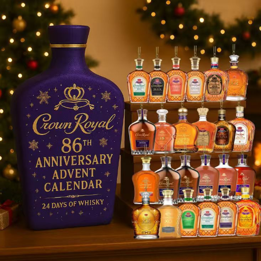 24-daagse Whiskey-adventskalender – Decoratieve afteldisplay