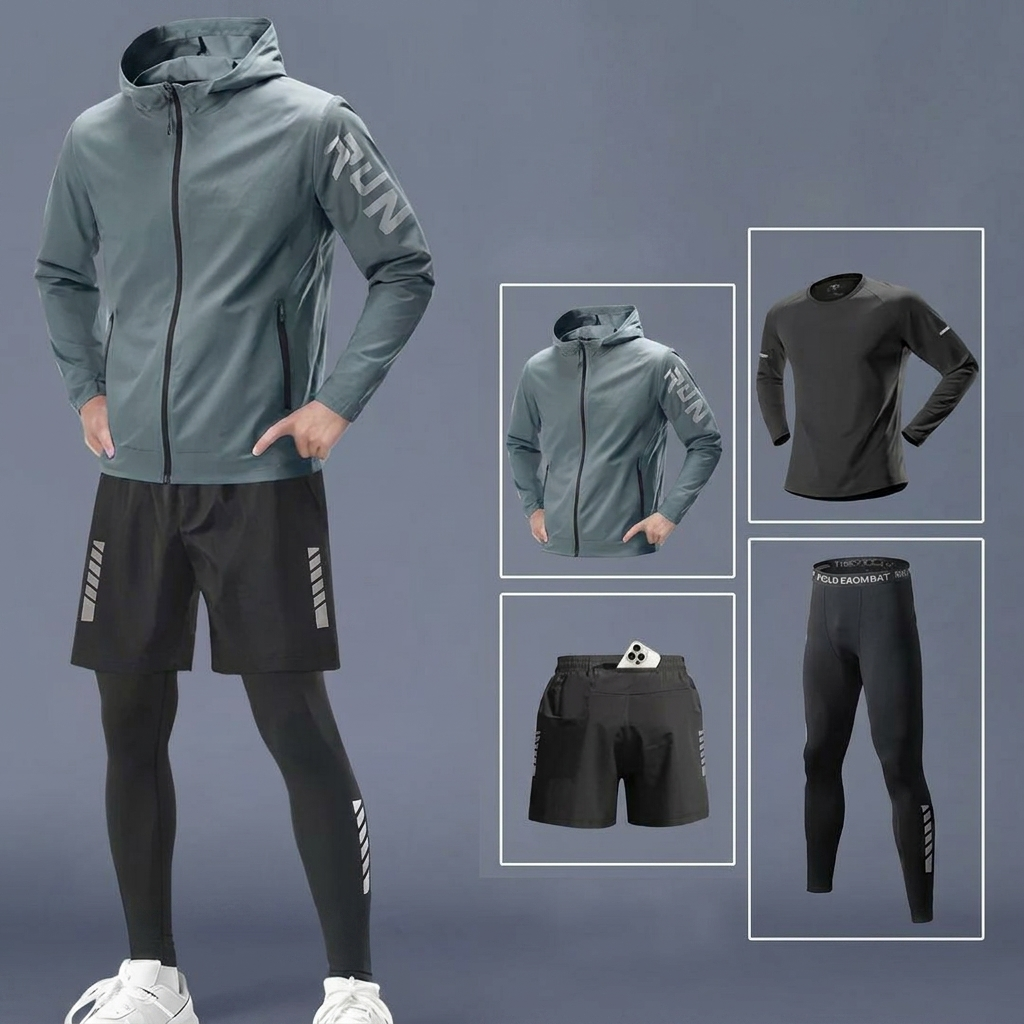 4-delige High-performance sportset