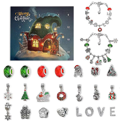 Adventskalender - 24 Dagen Armbandenset - DIY Sieradenset Creatieve Kerstactiviteit