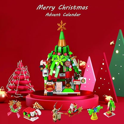 Adventskalender met bouwstenen