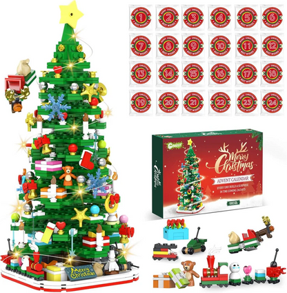 Adventskalender met bouwstenen
