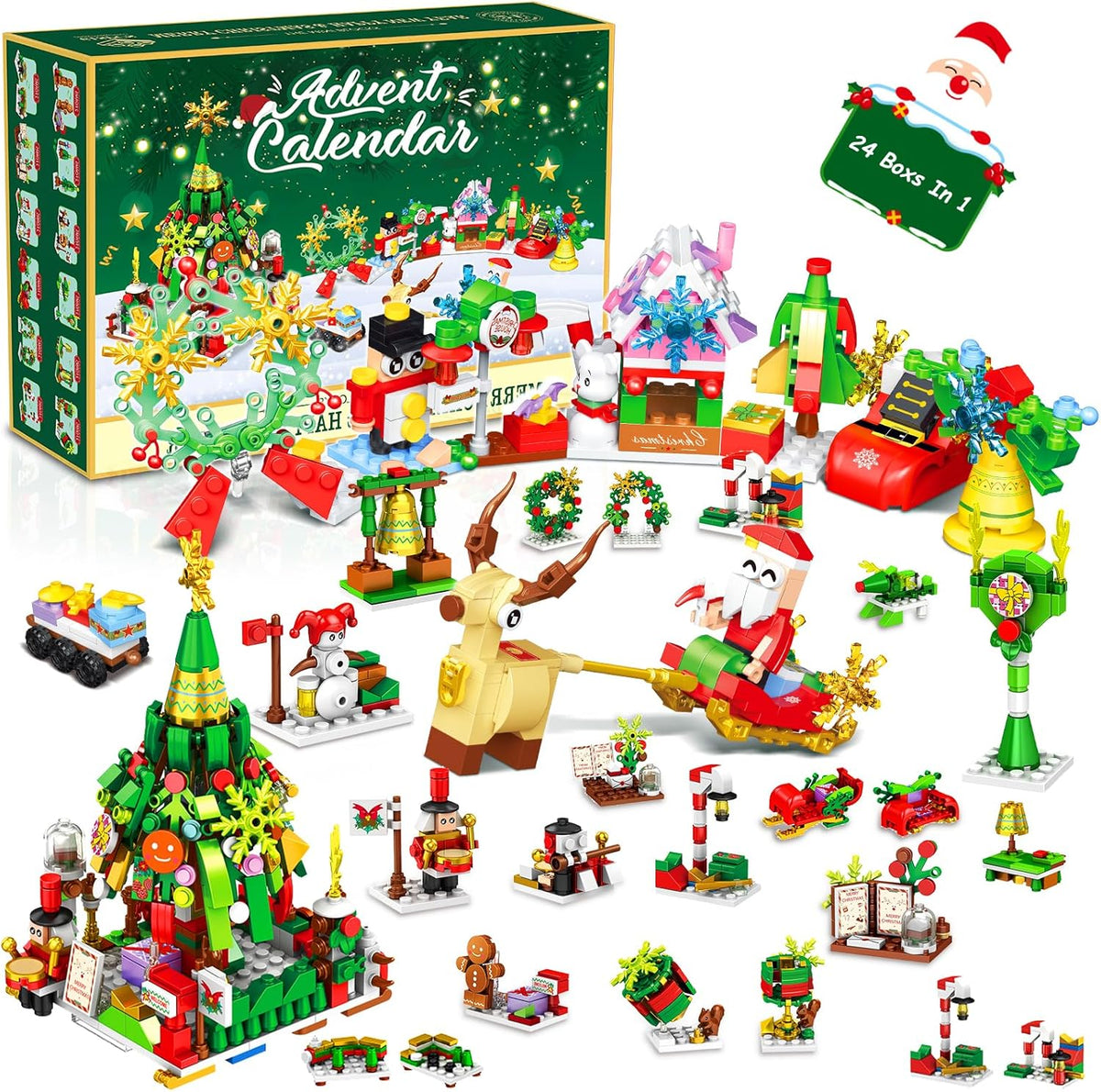 Adventskalender met bouwstenen