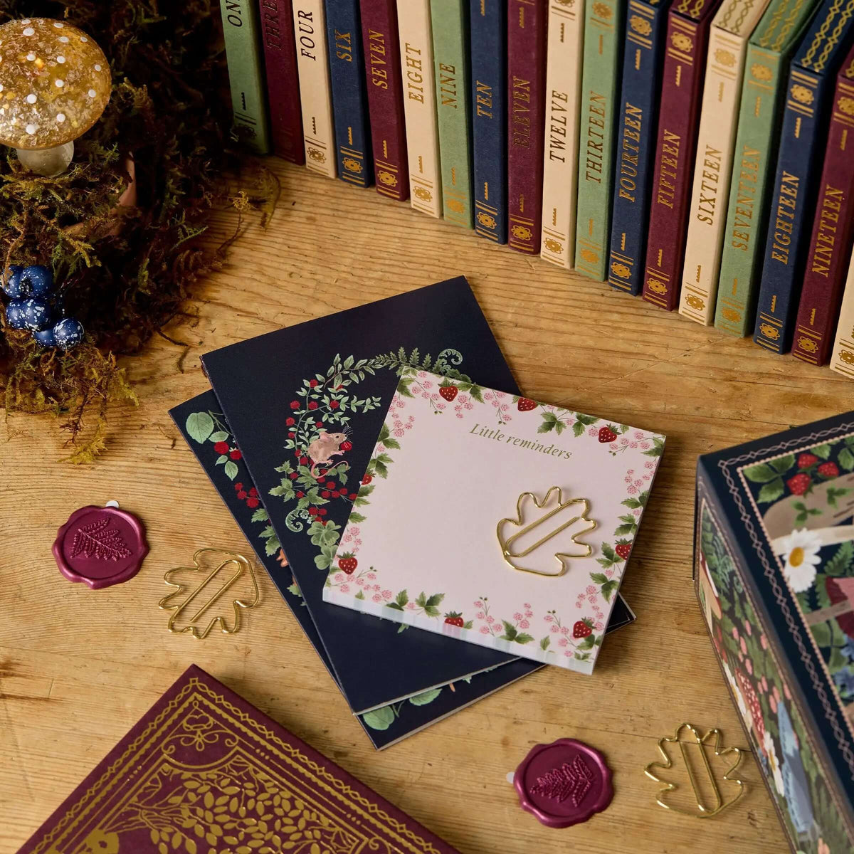 Adventskalender met schrijfwaren voor 24 dagen