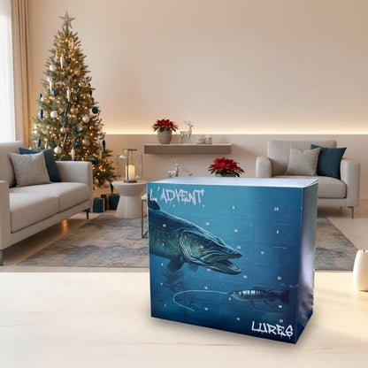 Adventskalender voor vissers met 24 unieke kunstaasjes
