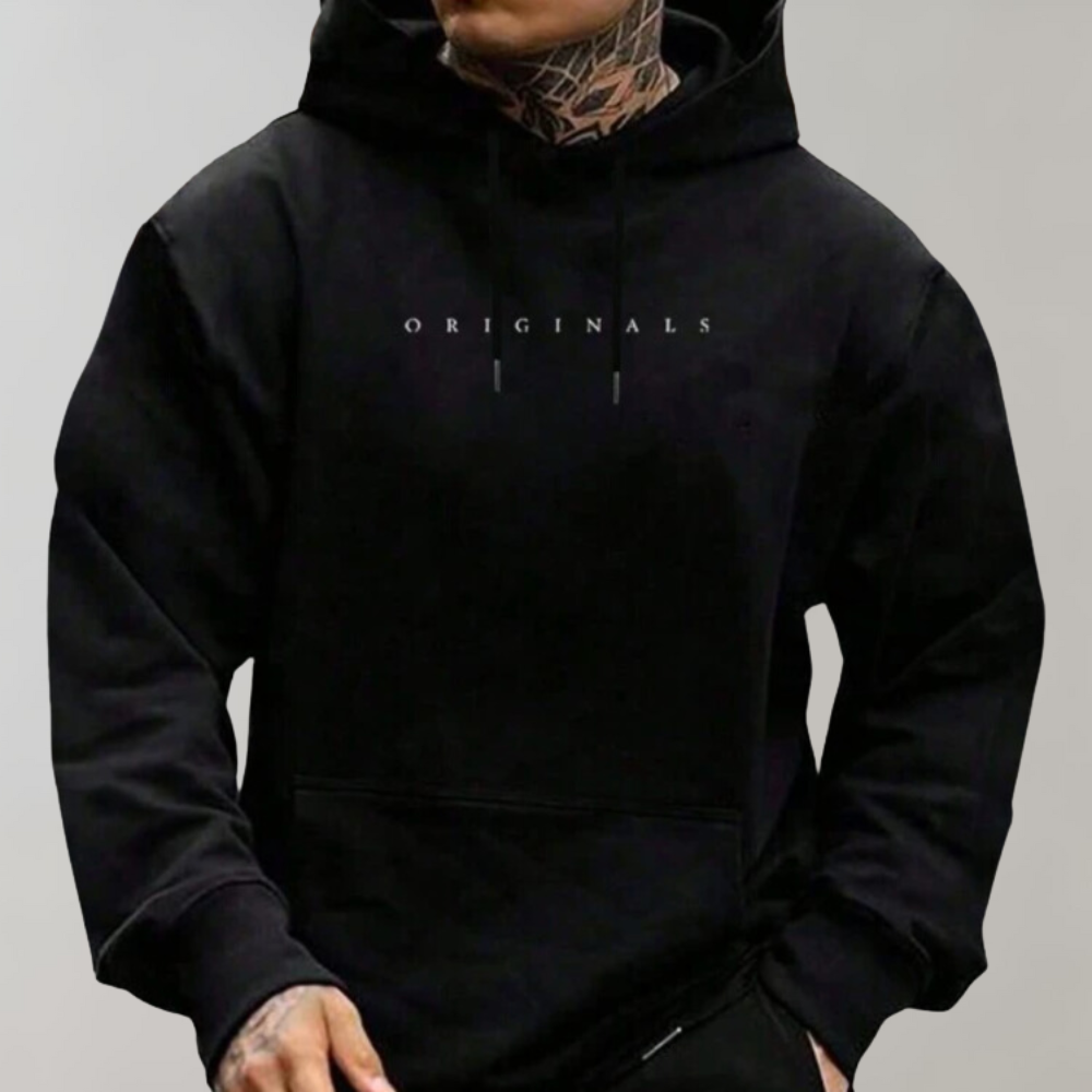 Albert | Langemouwse pullover hoodie voor heren