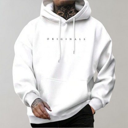 Albert | Langemouwse pullover hoodie voor heren