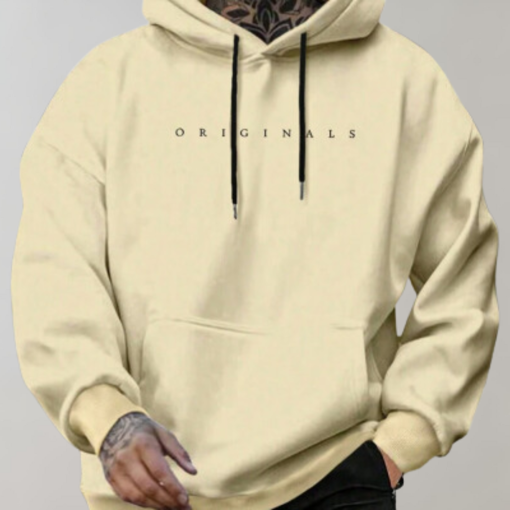 Albert | Langemouwse pullover hoodie voor heren