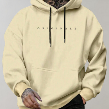 Albert | Langemouwse pullover hoodie voor heren