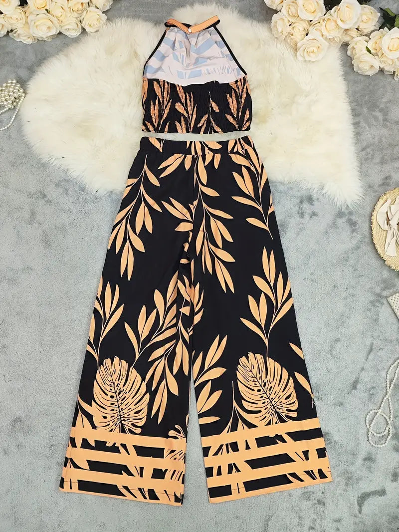 Image of Alexis | Dames High-Waisted Tweedelige Set