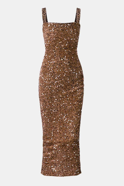 Image of Alice | Dames Mouwloze Bodycon Maxi Jurk