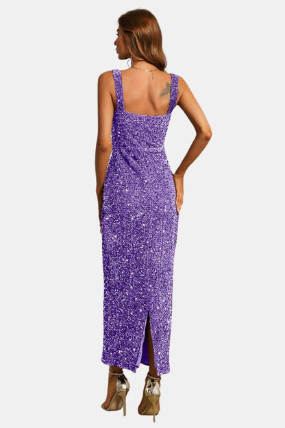 Image of Alice | Dames Mouwloze Bodycon Maxi Jurk