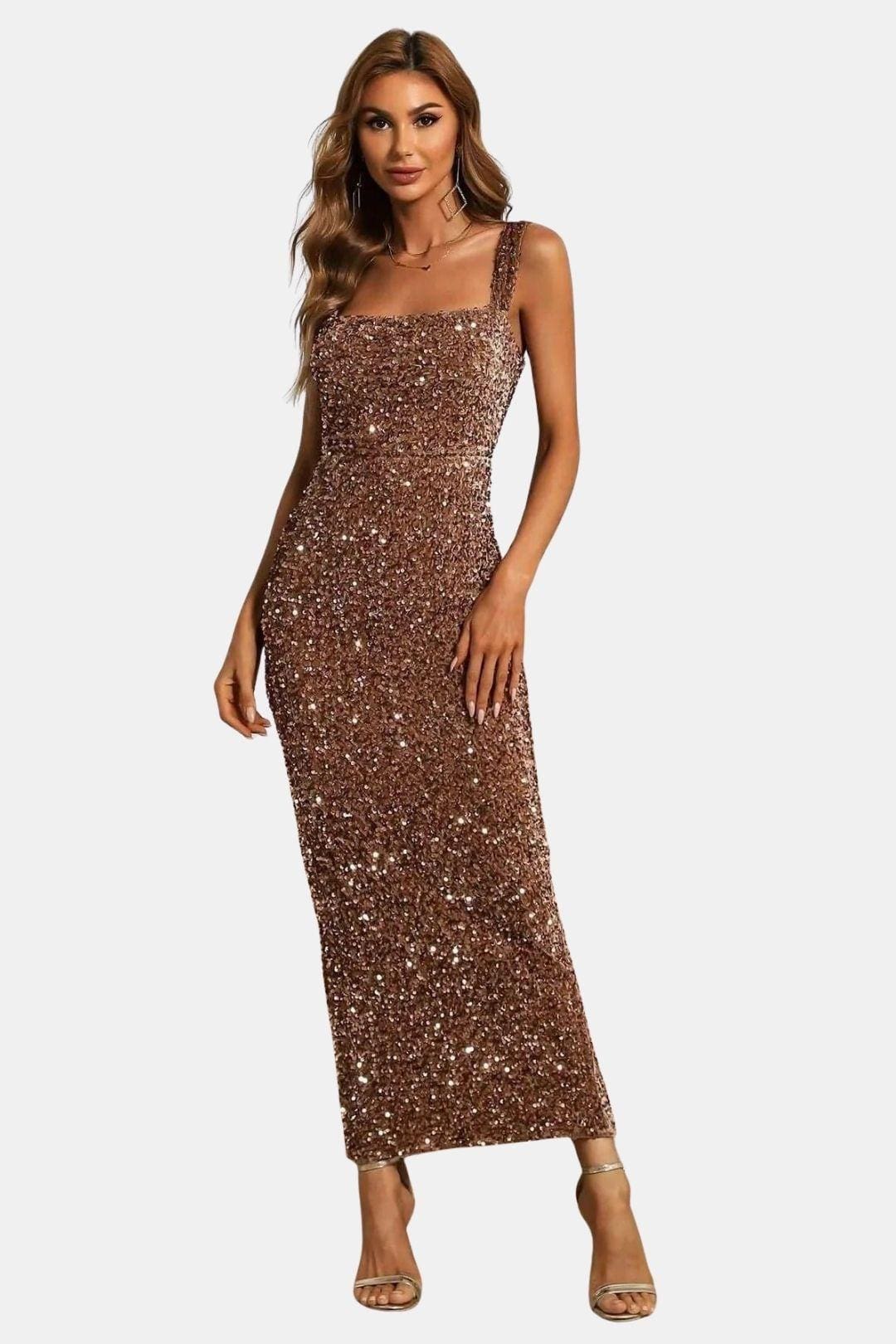 Image of Alice | Dames Mouwloze Bodycon Maxi Jurk
