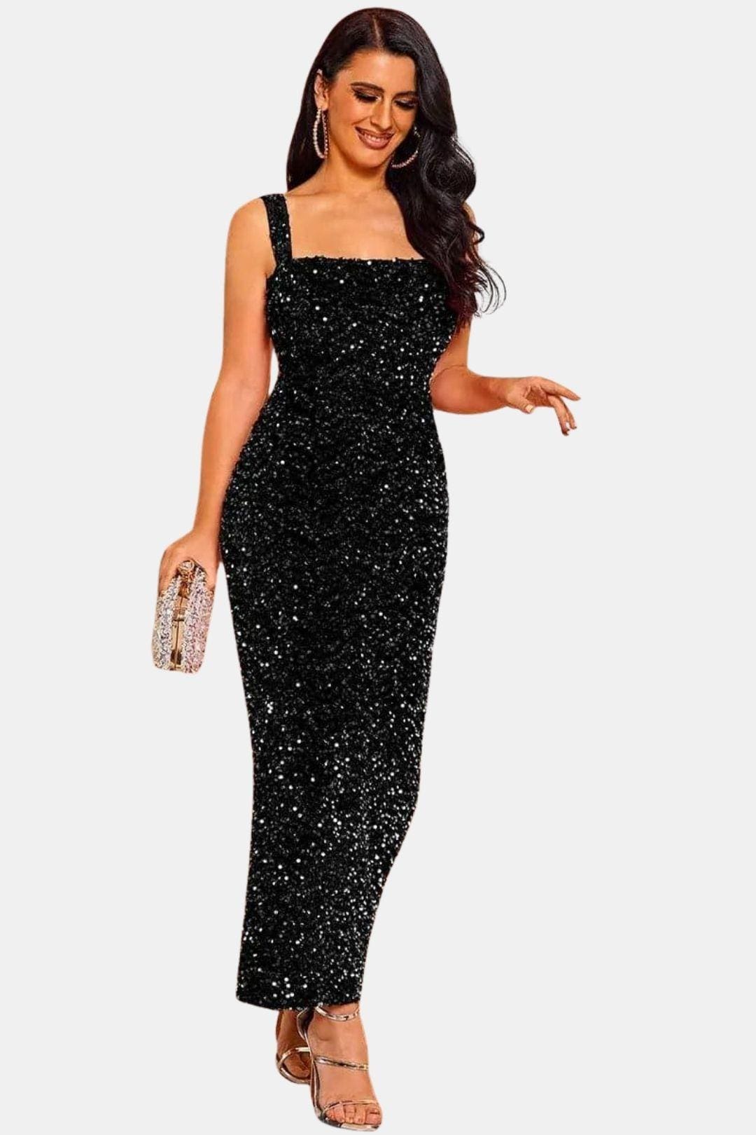 Image of Alice | Dames Mouwloze Bodycon Maxi Jurk