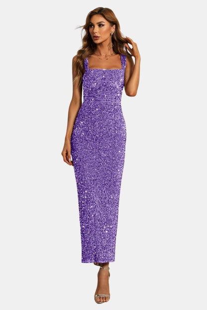 Image of Alice | Dames Mouwloze Bodycon Maxi Jurk