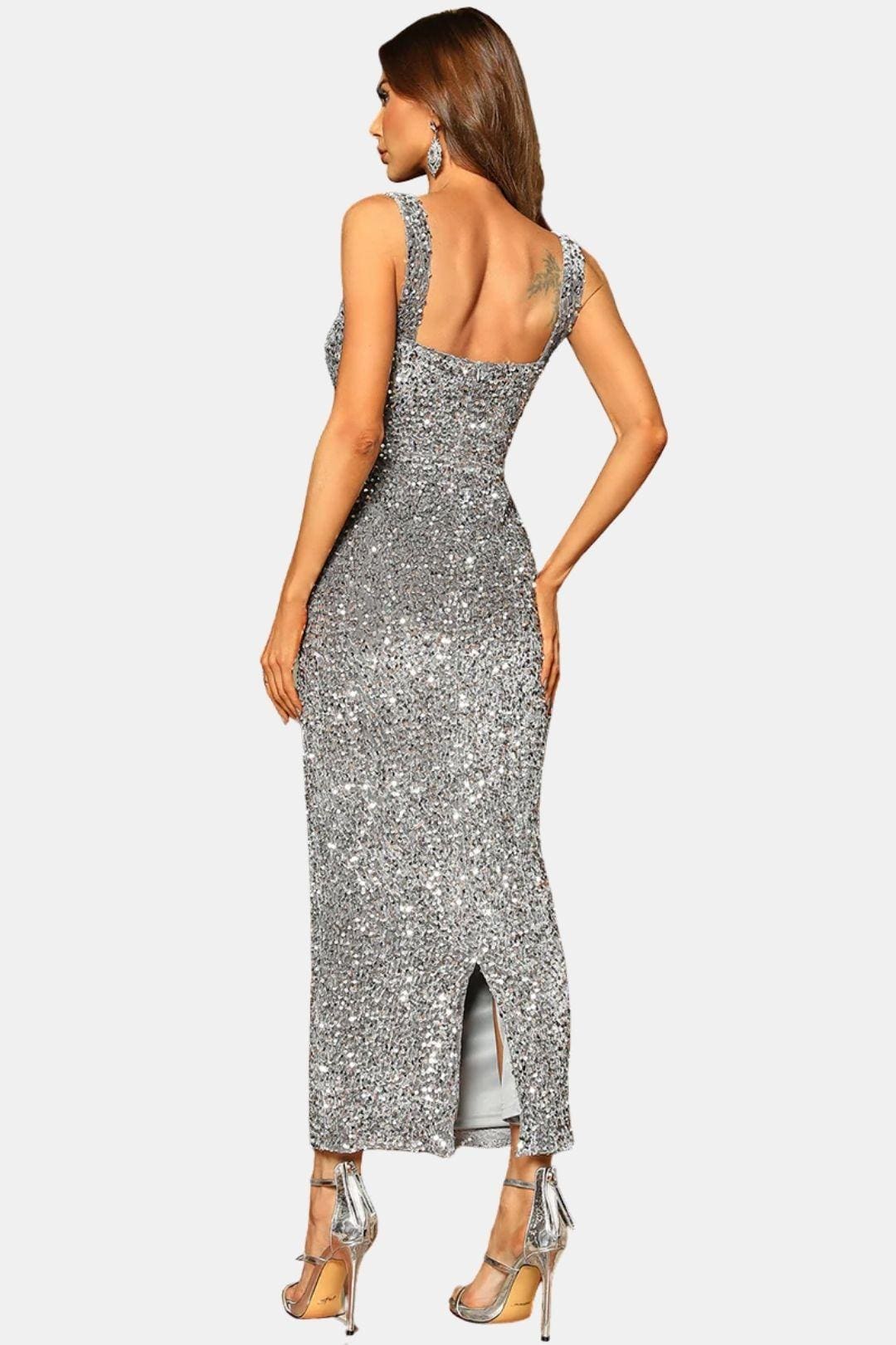 Image of Alice | Dames Mouwloze Bodycon Maxi Jurk