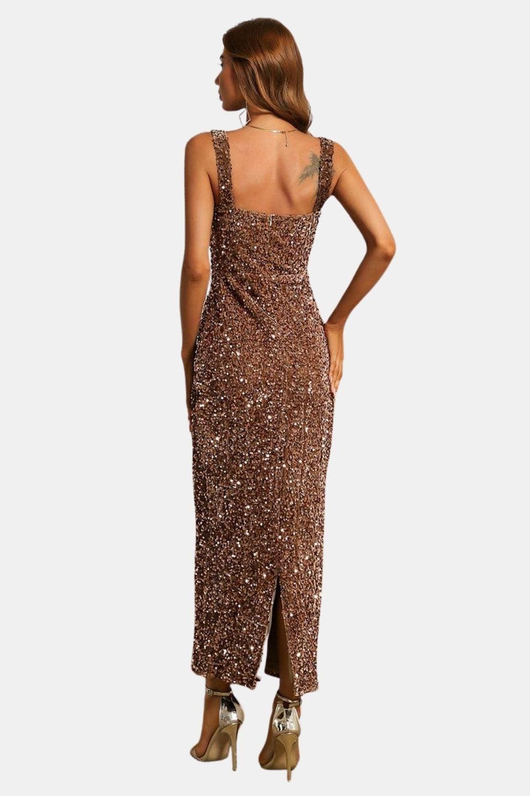 Image of Alice | Dames Mouwloze Bodycon Maxi Jurk