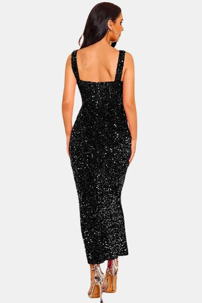 Image of Alice | Dames Mouwloze Bodycon Maxi Jurk