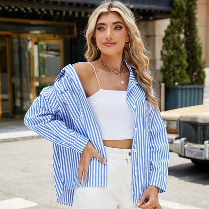Image of Amy | Dames Oversized Overhemd met Knopen