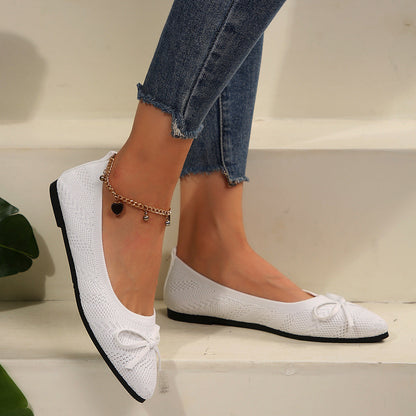 Image of Amy | Dames Pointed Toe Slip-On Ballerina's