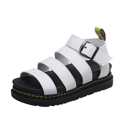 Image of Angela | Dames Gladiator Platform Sandalen