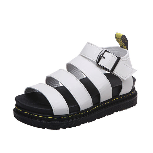 Image of Angela | Dames Gladiator Platform Sandalen