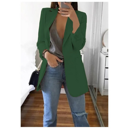 Image of Annelies | Dames Blazer met Lange Mouwen - Relaxte Pasvorm