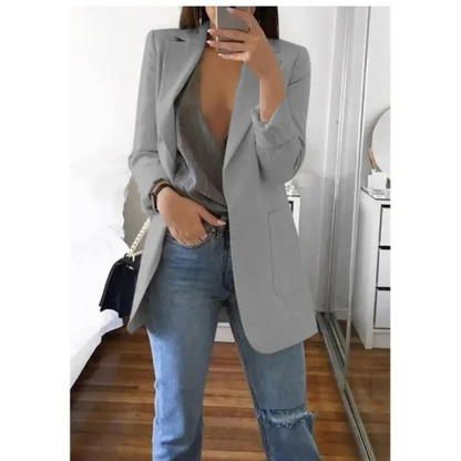 Image of Annelies | Dames Blazer met Lange Mouwen - Relaxte Pasvorm