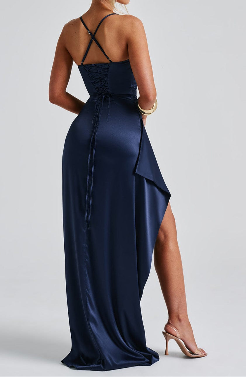 Image of Annie | Dames Spaghetti Bandjes Maxi Jurk